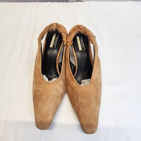 Topshop Jasper Ball Slingback Pump Suede Size 36 (5.5) - Picture 7 of 11